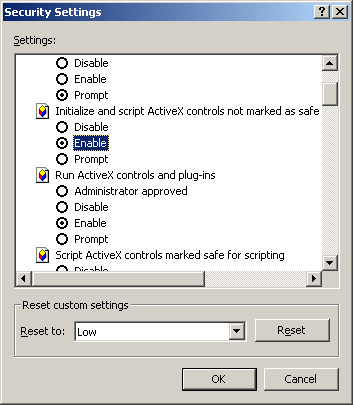 Configuracin de seguridad