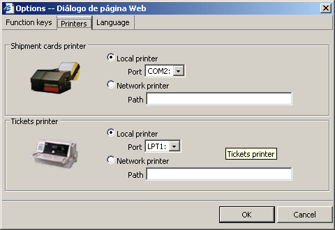 Configuracin de impresoras
