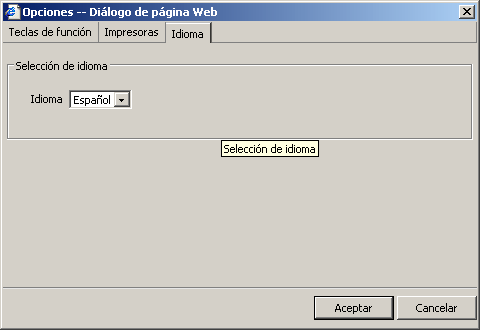 Seleccin de idioma