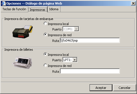 Configuracin de impresoras